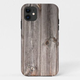 Rustieke namaak houtstructuur iPhone 11 hoesje