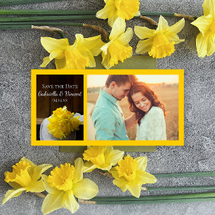 Rustieke Narcissen Schuur Houten Huwelijk Save the Date