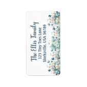 Rustieke Nautische Thema Retour Adreslabels Etiket (Voorkant)