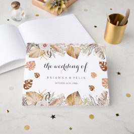 Rustieke Neutrale Boho Bruiloft Gastenboek