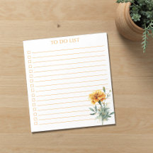 Rustieke Oranje Marigold Takenlijst Onderwijzer Ca