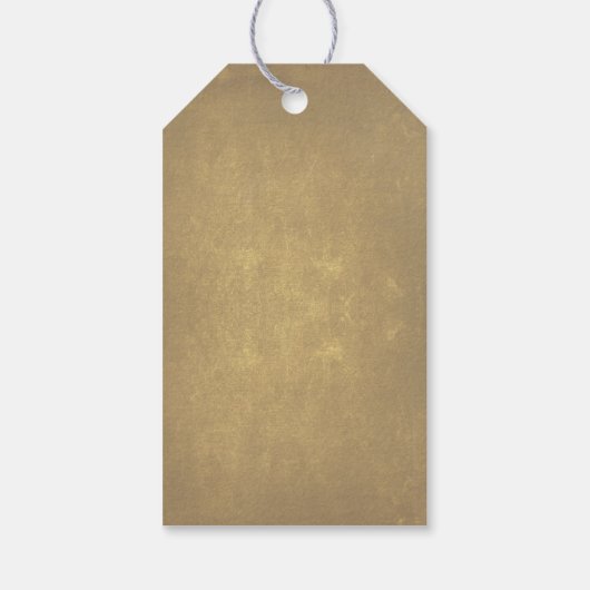 Rustieke Oude Boom & String Lights Bruiloft Dank u Cadeaulabel (Achterkant)