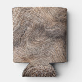 Rustieke oude hout, getextureerde achtergrond blikjeskoeler (Achterkant)