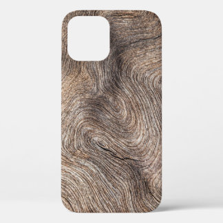 Rustieke oude hout, getextureerde achtergrond iPhone 12 hoesje