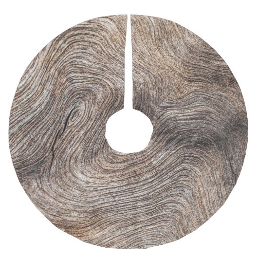 Rustieke oude hout, getextureerde achtergrond kerstboom rok (Voorkant)