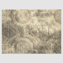 Rustieke Oude Wereld Decoupage