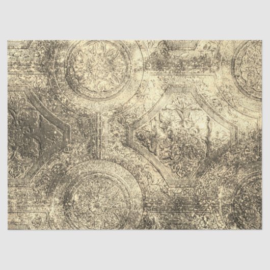 Rustieke Oude Wereld Decoupage Tissuepapier (Voorkant)