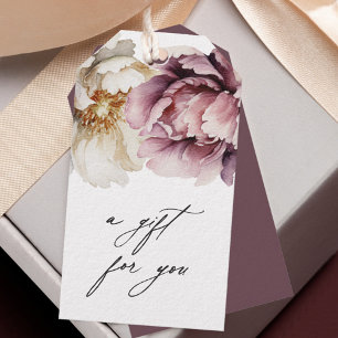 Rustieke Overvloedige Bloemencadeau voor Jou Cadeaulabel