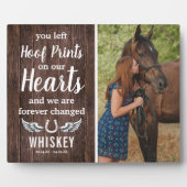 Rustieke Paardenherdenking | Foto Aandenken Fotoplaat (Voorkant)