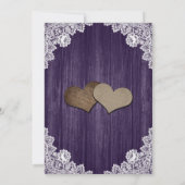 Rustieke Paarse hout metselaar pot zonnebloem brui Kaart (Achterkant)