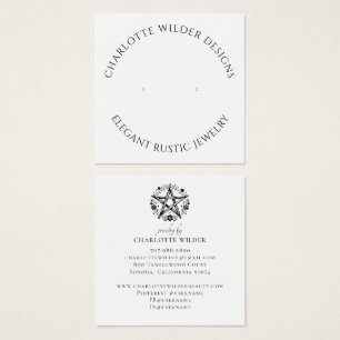 Rustieke Pagan Wiccan Pentacle Sieraden Oorbel Vierkante Visitekaartjes