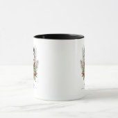 Rustieke Panda Kerstmis botanicals Mok (Midden)