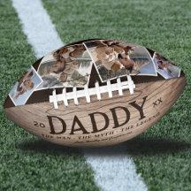 Rustieke “Papa” Familie Foto Voetbal Aandenken Cad