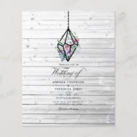 Rustieke Pastel Bloem Terrarium Tuin Bruiloft