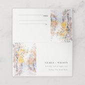 Rustieke Pastel Geel Herfst Herfst Landschap Bruil (Buitenkant ongevouwen)