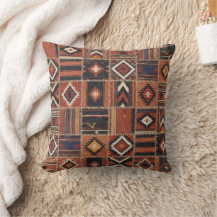 Rustieke Patchwork Kilim Geometrische Tapijt Kussen