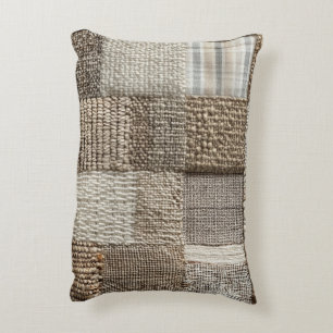 Rustieke Patchwork Texture Pillow Accent Kussen