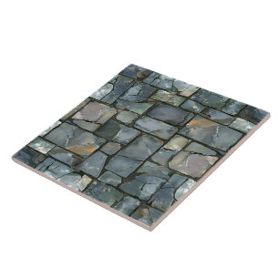 Rustieke patio met flagstone Tegels Tegeltje