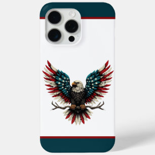 Rustieke patriottische Amerikaanse / USA zeearend iPhone 15 Pro Max Hoesje