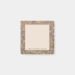 Rustieke Pebble Stones Foto met aangepaste tekst Post-it® Notes