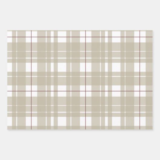 Rustieke pijnbomen en gepleegde kerst inpakpapier vel (Voorkant 2)