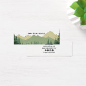 Rustieke Pine Mountain · Oorbel Hoops Studs Displa Mini Visitekaartjes (Bureau)