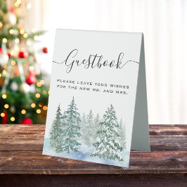 Rustieke Pine Trees Lantaarn Botanisch gastenboek