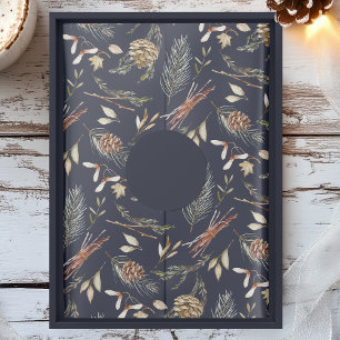 Rustieke Pinecone & Evergreen Kerstmispapier Tissuepapier