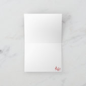 Rustieke Pizza & Wijn Bruiloftsuitnodiging Bedankkaart (Binnen)