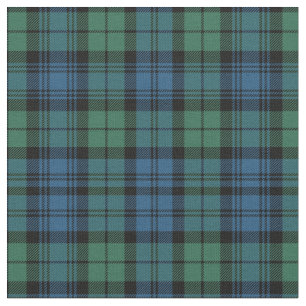 Rustieke Plaid Campbell Blauw en Groene Tartan Stof