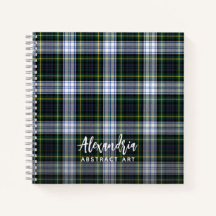 Rustieke Plaid Clan Gordon Gepersonaliseerde Tarta Notitieboek