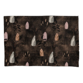 Rustieke planten kussen in herfst kleur harmonieën kussensloop