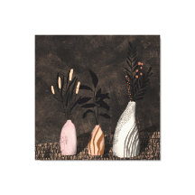 Rustieke planten - muurdecoratie in herfst kleur h