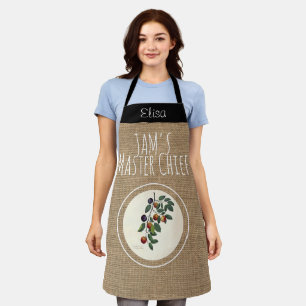  rustieke Plum Jam gepersonaliseerd Schort