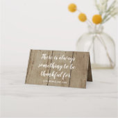 Rustieke Pompoen Faux Wood Herfst Happy Thanksgivi (Achterkant)