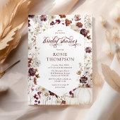 Rustieke pompoen Herfst Wildflower Vrijgezellenfee Kaart