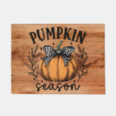 Rustieke pompoen seizoen Herfst Thanksgiving Entry Deurmat (Voorkant)