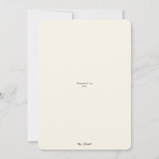 Rustieke Pompoen Thanksgiving Dinner Party Kaart (Achterkant)