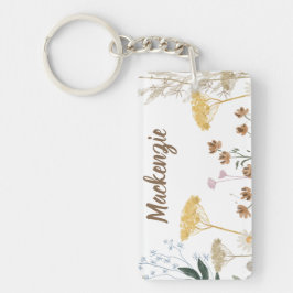 Rustieke Prairie Ranch Boerderij Bloemen Botanisch Sleutelhanger