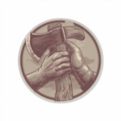 rustieke relikwie sticker (Voorkant)