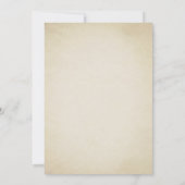 Rustieke Retro Pensioen BBQ Uitnodiging (Achterkant)