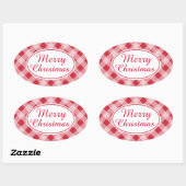 Rustieke Retro Prettig Kerstmis Cadeau Stickers (Vel)