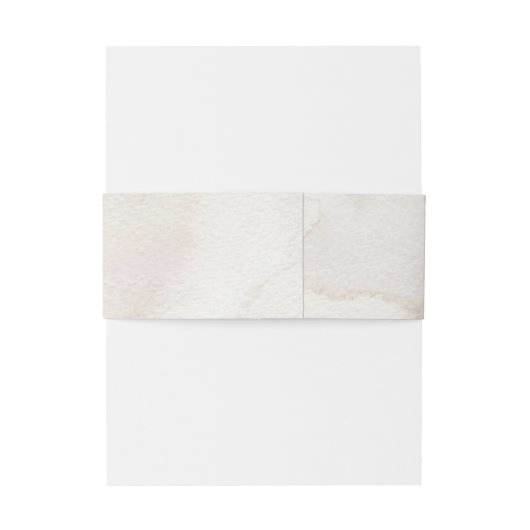 Rustieke Retro Waterverf Bruiloft Uitnodigingen Wikkel (Achterkant Voorbeeld)