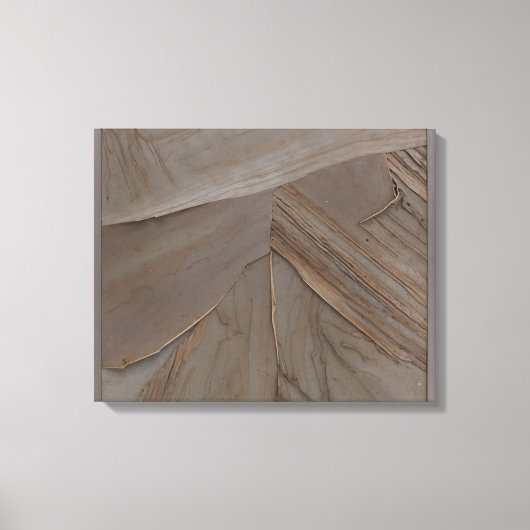 Rustieke rimpelingen canvas afdruk (Voorkant)