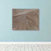 Rustieke rimpelingen canvas afdruk (Insitu (Houten vloer))