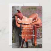 Rustieke Romance: zadel op de hek paren douche Kaart (Voorkant)