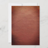 Rustieke Romance: zadel op de hek paren douche Kaart (Achterkant)