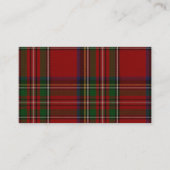 Rustieke Royal Stewart Plaid trouwplaats kaarten Plaatskaartje (Achterkant)