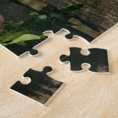 Rustieke Roze Pioenen Stilleven Legpuzzel (Zijkant)