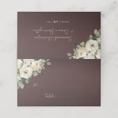 Rustieke Rozen op Bourgondische bruiloft (Buitenkant ongevouwen)